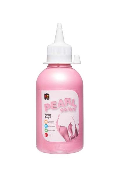 Pearl Paint Junior Acrylic Paint 250mL - Pink