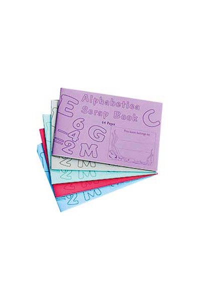 Protext Scrapbook (Alphabetica) - 165x245mm, 100gsm PP Cover: 64 Pages (Pack of 10)