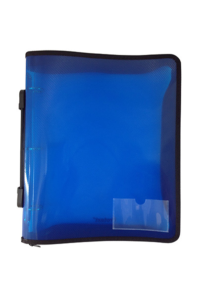 A4 Zipper Binder Buddy - Blue