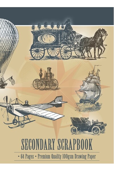 Protext Scrapbook Writer - 330x240mm Secondary Mega Premium 100gsm (64pg): Sewn