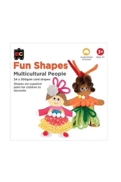 Fun Shapes People: Multicultural Man