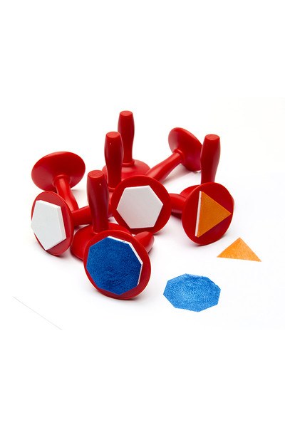Paint Stampers Geometric Shapes: Set of 10