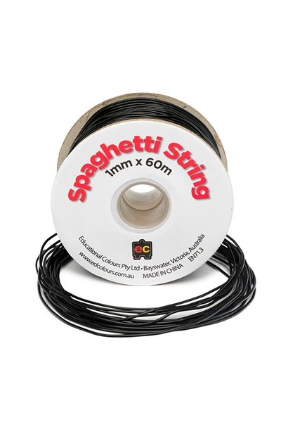 Spaghetti String - Black