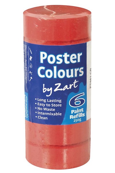Poster Colours by Zart (Refills) - Crimson