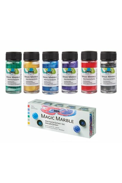 Magic Marble Paint Set - Metallic
