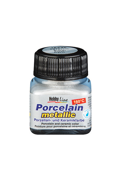 Porcelain Paint (20ml) - Metallic Silver