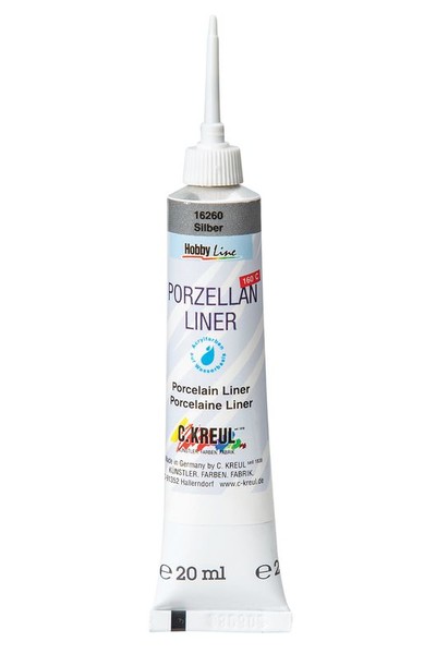 Porcelain Liner (20ml) - Silver