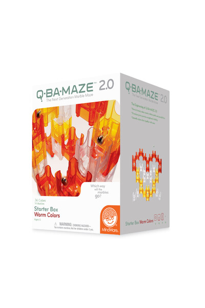 Q-ba-maze 2.0:  Starter Box - Warm Colors