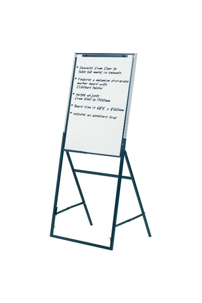 Quartet - Futura Melamine Adjustable Flip Chart Easel