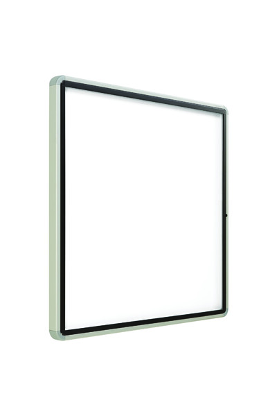 Quartet - Enclosed Magnetic Whiteboard Bullletin Board (965 x 990mm)