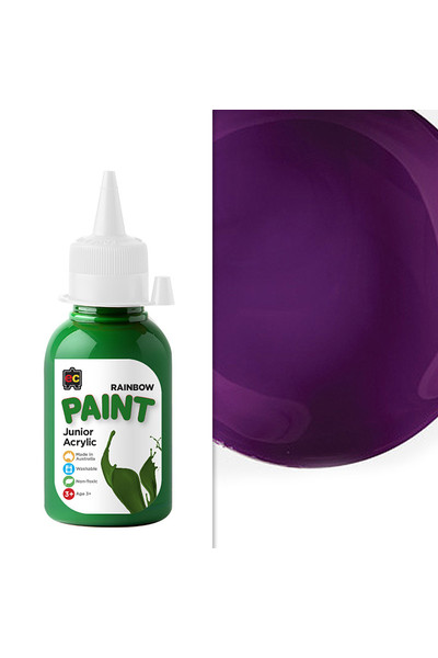 Rainbow Paint Junior Acrylic Paint 125mL - Purple