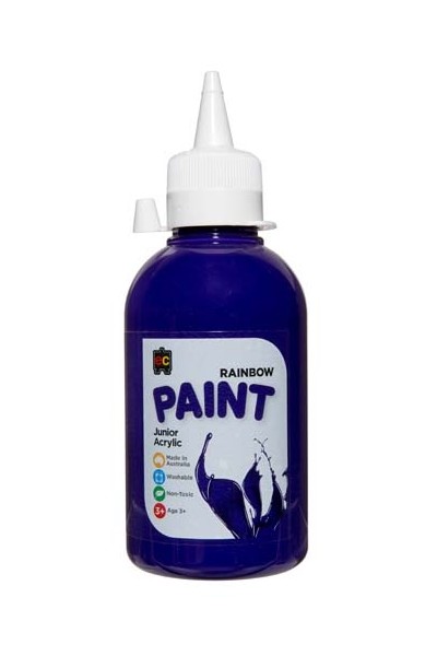 Rainbow Paint Junior Acrylic Paint 250mL - Purple