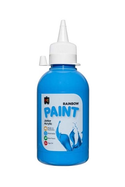 Rainbow Paint Junior Acrylic Paint 250mL - Sky Blue