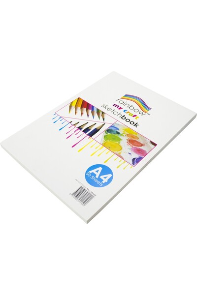 Rainbow Sketch Book - A4: My Craft Cartridge (50 Sheets)