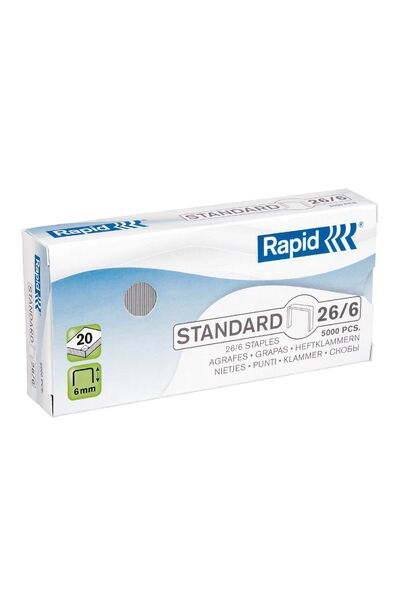 Rapid 26/6 Staples - Pack of 5000 