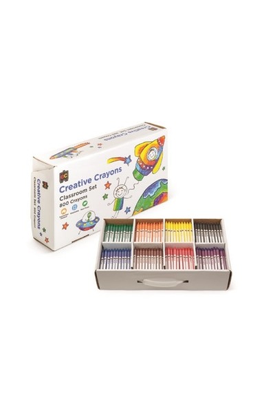 Crayon 'Best-Value' 8 Colours 800 Pieces