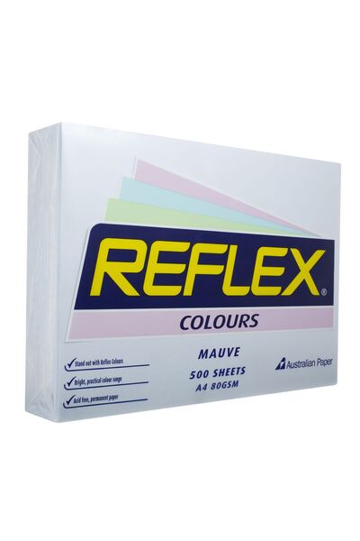 A4 Copy Paper - Reflex Tints Mauve (Pack of 500)