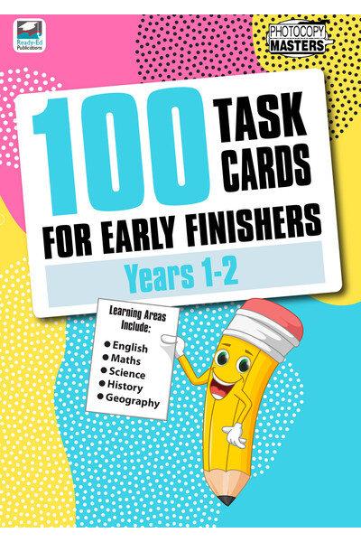 100 Task Cards for Early Finishers - Years 1-2