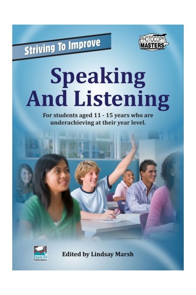 Striving to Improve - English: Speaking and Listening