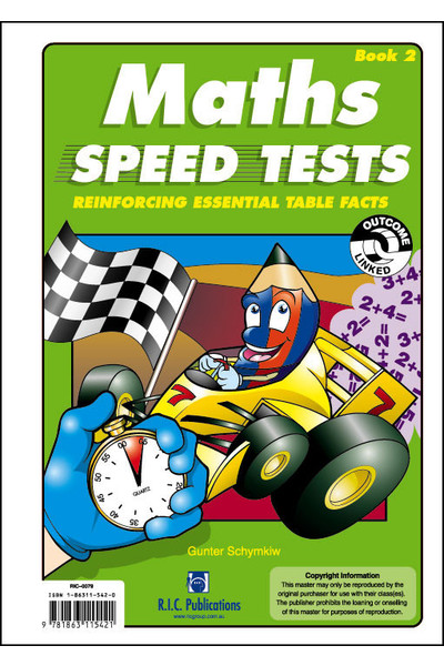 Maths Speed Tests - Book 2
