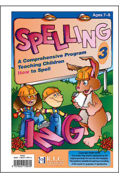 Spelling - Level 3: Ages 7-8