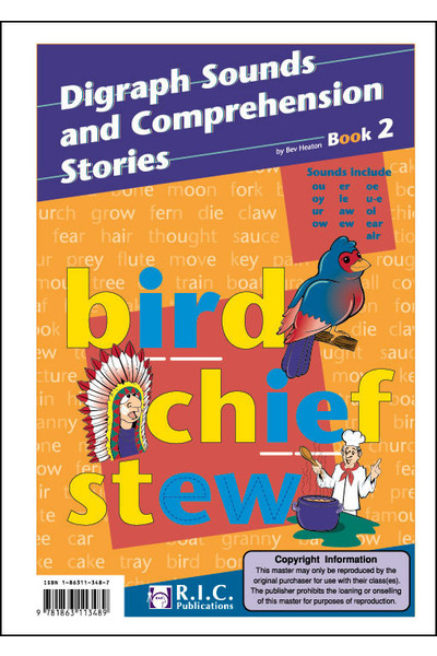 Digraph Sounds and Comprehension Stories - Book 2