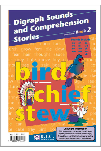 Digraph Sounds and Comprehension Stories - Book 2
