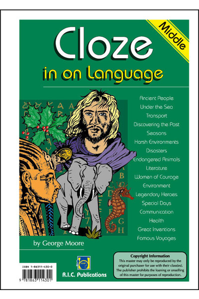 Cloze in on Language - Ages 8-10