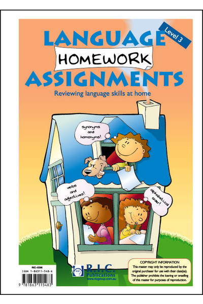 Language Homework Assignments - Level 3: Ages 7-8