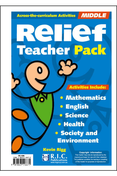 Relief Teacher Pack - Ages 8-10
