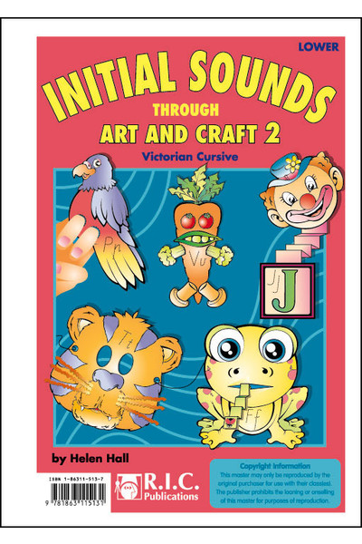 Initial Sounds - Through Art and Craft Book 2 - Victorian Cursive