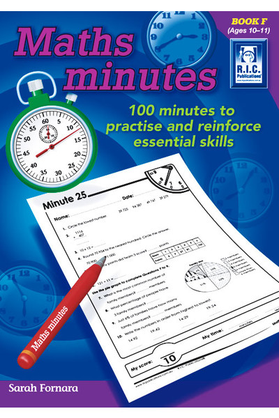 Maths Minutes - Book F: Ages 10-11