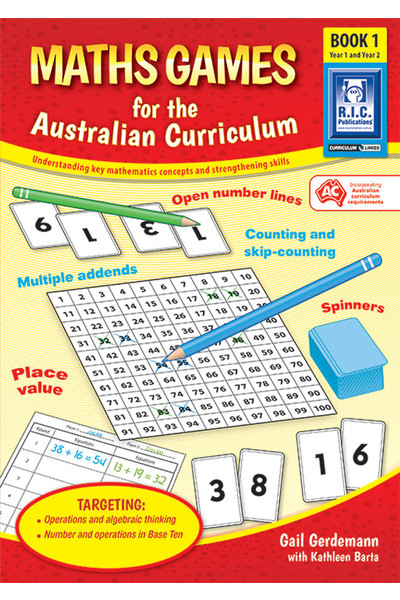 Maths Games for the Australian Curriculum - Book 1
