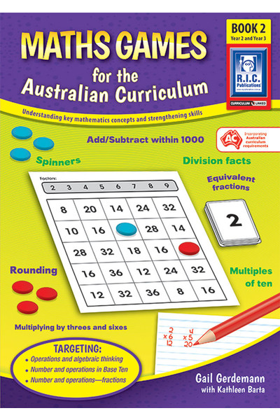 Maths Games for the Australian Curriculum - Book 2