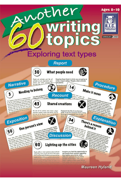 Another 60 Writing Topics - Ages 8-10