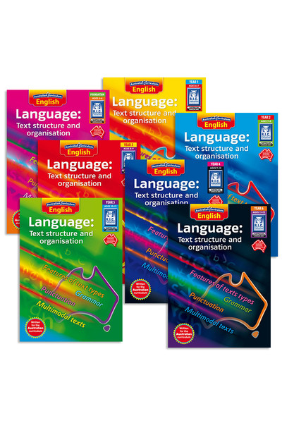 Australian Curriculum English - Language: Book Pack
