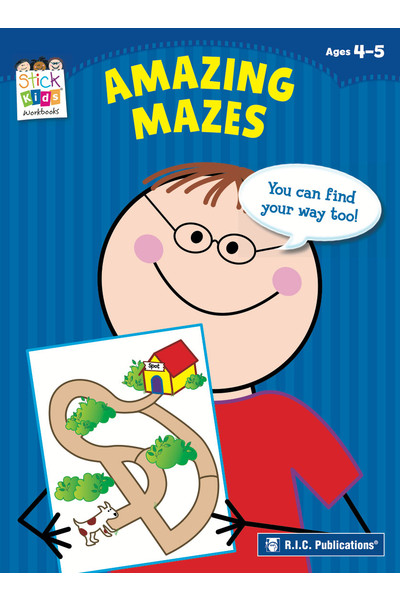 Stick Kids English - Ages 4-5: Amazing Mazes