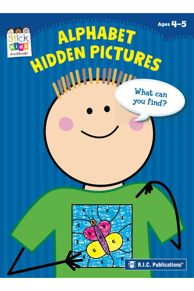 Stick Kids English - Ages 4-5: Alphabet Hidden Pictures