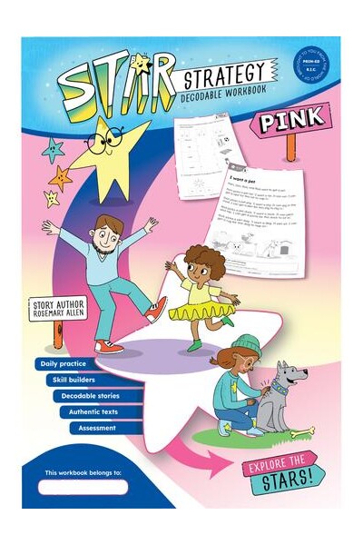Star Strategy Decodable Workbook (Pink)