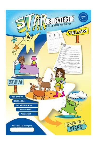 Star Strategy Decodable Workbook (Yellow)