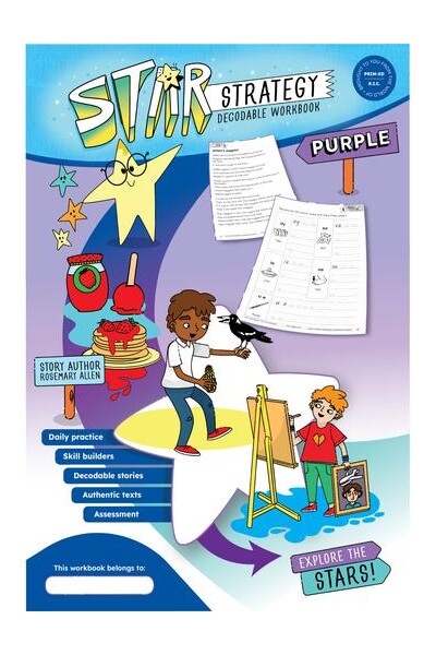 Star Strategy Decodable Workbook (Purple)