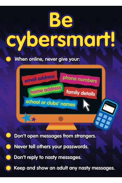 Bullying in a Cyber World Poster: Ages 4-7