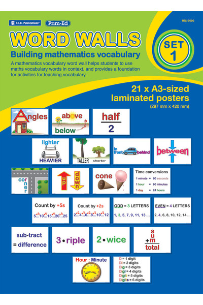 Word Walls Posters - Set 1: Ages 8-10