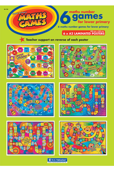 Maths Games Posters - Lower Primary