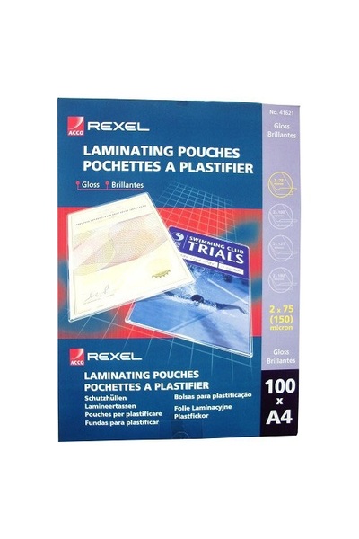 Blue Box A4 Laminating Pouches 150 Micron - 100 Pouches