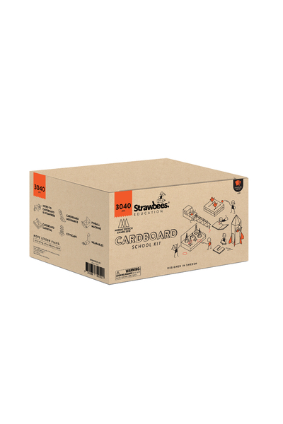 Strawbees Cardboard School Kit