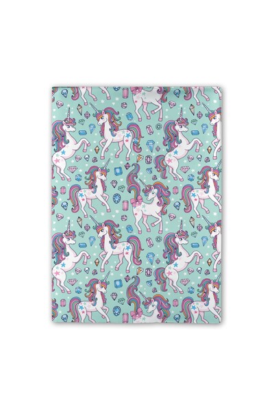 Book Sleeves Scrap Book: Diamond Unicorn - Pack of 6
