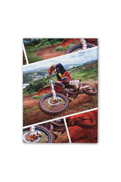 Book Sleeves Scrap Book: Motocross Madness - Pack of 6