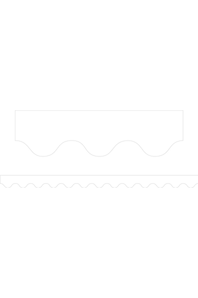 Blank Card Scalloped Border