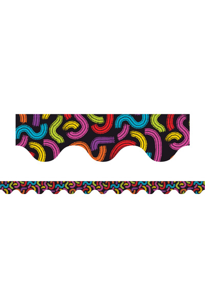 Squiggles - Scalloped Borders (Pack of 12)